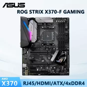 Материнская плата X370 ASUS ROG STRIX X370-F GAMING для Ryzen 7 5700x 5700x3d 5800x3d AM4, материнская плата для Ryzen 5 5600 5600G 5500 3600
