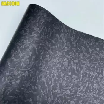 Матовая черная кованая виниловая пленка из углеродного волокна для домашних животных, наклейка для мотоцикла, автомобильные аксессуары, упаковка для автомобиля