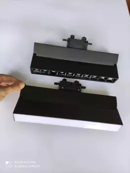 Матовое покрытие/прозрачная крышка 20 Вт светодиодный Трек Точечный светильник Железнодорожный потолочные светильники Светодиодный трек светильник AC110V 220V AC85-265V Освещение в помещении светильник Инж