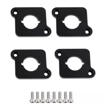 Матовые серебряные переходные пластины для спиртовой упаковки, заготовка для VW Audi Golf Jetta A4 A6 TT 1,8 T до 2,0 TFSI