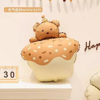 Матовый медведь из фольги MOONBIFFY