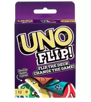 Mattel UNO FLIP! Игры Семья Забавные Развлечения Настольная Игра Веселые Игральные Карты Детские Игрушки Подарочная Коробка uno Карточная Игра Детские Игрушки