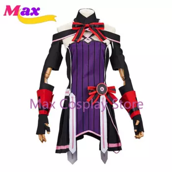 Макс. Cos искусство искусственного меча в Интернете, обычная шкала аниме, искусство искусственного меча в Интернете, косплей, Женский костюм Yuna