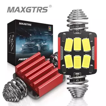 MAXGTRS 2 шт. Canbus C5W фотолампа 31 мм 36 мм 39 мм 41 мм фотолампа номерной знак освещение для салона автомобиля багажник лампа 12 В 6000K