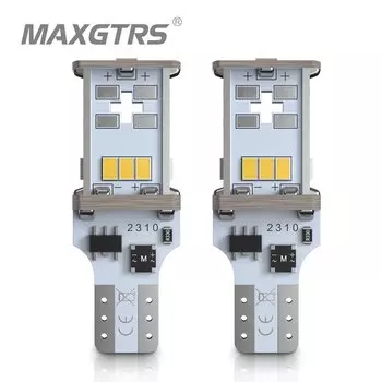MAXGTRS 2x921 912 T15 W16W светодиодный ные лампы CANBUS без ошибок для автомобильного резервного копирования задний фонарь заднего хода Белый Янтарный теплый белый 4300K