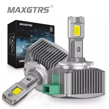 MAXGTRS D3S Светодиодные фары HID D1S D2S D4S D5S D8S D1R D2R D3R Turbo LED 24000LM Двусторонний чип CSP 6500K Белый 90 Вт Plug&Play