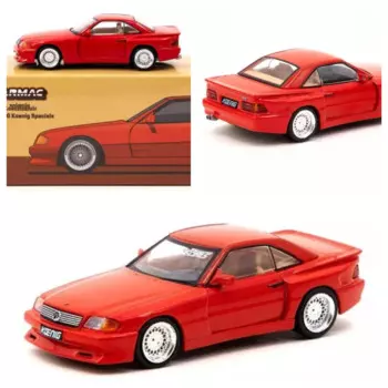 MB SL 500 Koenig Special - Red - TARMAC 1:64 Коллекционная модель автомобиля, ограниченная серия, хобби-игрушки