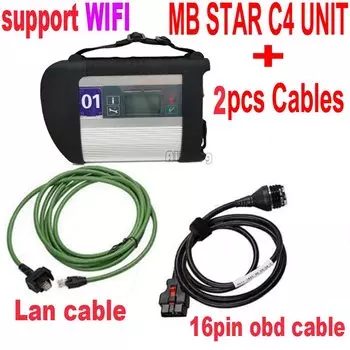 MB Star C4 поддержка Wi-Fi SD Connect c4 obd2 сканер мультиплексор кабель mercede Star C4 SD для автомобилей/грузовиков benz auto диагностические инструменты