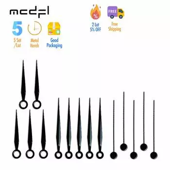 MCDFL Clock Hands A-CH-24 Черные стрелки для часов 5 комплектов