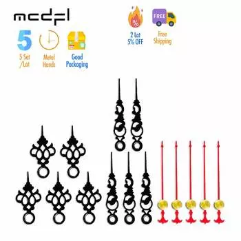 MCDFL набор деталей для часов Clock Hands A-CH-23 черный и красный