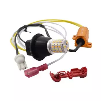 Mcdrlled 2 шт. T10 W5W T15 двухцветные светодиодные лампы указателей поворота Canbus дневные ходовые огни авто лампа красный желтый белый 12 В