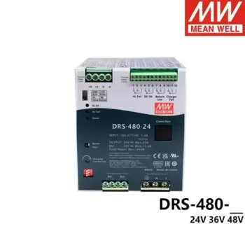 Блок питания Mean Well DRS-480 DRS-480-24 DRS-480-36 DRS-480-48 MW DRS 480 480 Вт