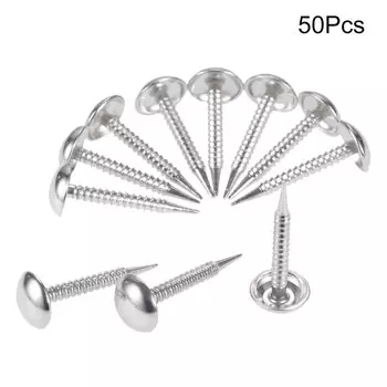 Мебельные гвозди серебристые/черные 8*20 мм