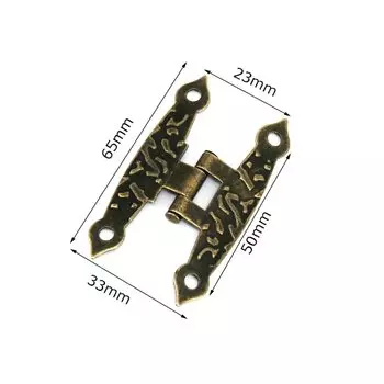 Мебельные петли KUNGSPHAN античные бронзовые/черные 4 шт.