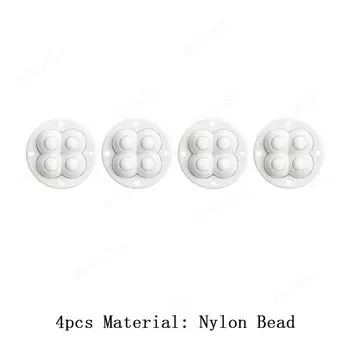 Мебельные ролики ouliluye 4 шт., нержавеющая сталь/нейлон