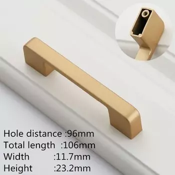 Мебельные ручки KK&FING матовое золото