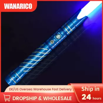Меч WANARICO RGB Гладкий со звуком, 12 режимов, 15 цветов