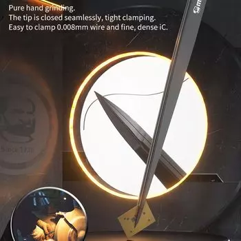 MECHANIC KS-11 ручной полированный пинцет из нержавеющей стали, прецизионный зажим для ремонта телефона, ручной зажимной инструмент