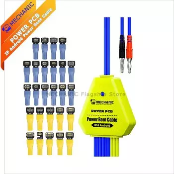 MECHANIC POWER PCB Кабель загрузки питания Поддержка IP 16 16PLUS 16 Pro Max для Android Обнаружение включения Автоматическое распознавание Ремонт