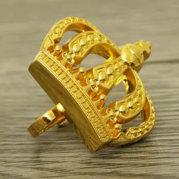 Медаль точечная Корона из цинкового сплава