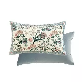 MEDICCI HOME декоративная наволочка серо-синяя