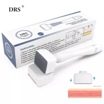 Медицинские иглы DRS 140A с регулируемой длиной для мезотерапии, 140 штырьков, для ухода за кожей лица и роста волос