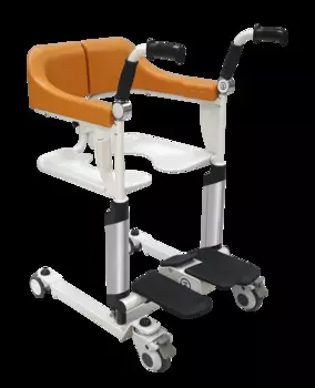Медицинское реабилитационное передвижное кресло-комод с подъемником для пациентов
