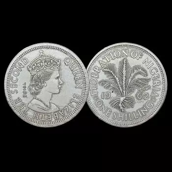 Медная копия монеты Британская Нигерия 1962 года XMSJ