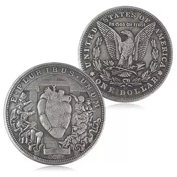 Медная копия монеты XMSJ