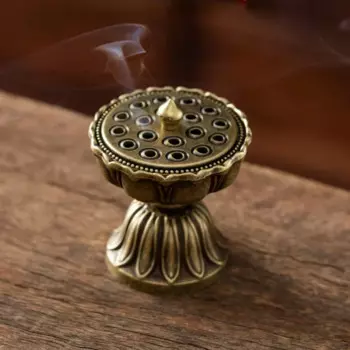 Медная курильница MOONBIFFY Zen Lotus