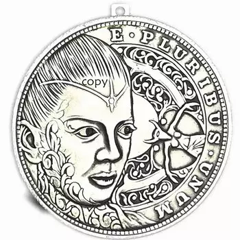 Медная монета-непоседа XMSJ