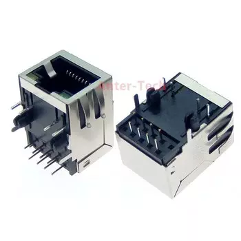Медная сетевая розетка RJ45 с подсветкой
