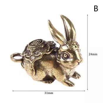 Медная статуэтка кролика BIGHSM