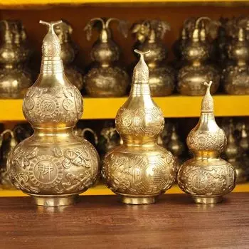 Медная статуэтка тыква Курисута 20 см