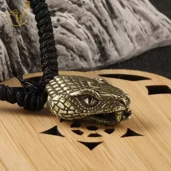 Медные брелоки с головой змеи JETTING