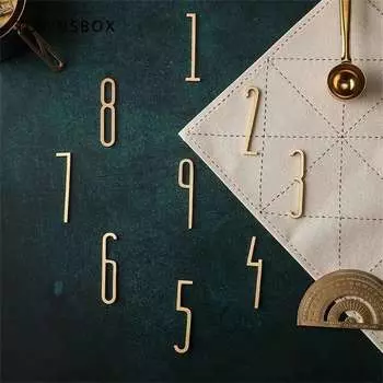 Медные цифры TOWNSBOX