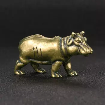 Медные фигурки гиппопотамов OIMG