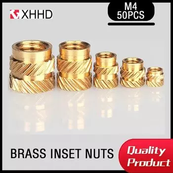 Медные гайки-вставки NEWHONGHUIDA M2 M2.5 M3 M4 M5 M6