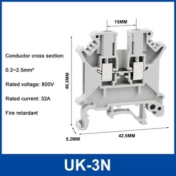 Медные клеммные колодки TLXT для DIN-рейки
