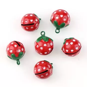 Медные колокольчики Ywbeads в форме клубники
