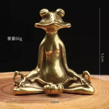 Медные медитирующие лягушки MOONBIFFY