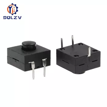 Медные самоблокирующиеся переключатели для фонарика 213BS (10 шт.)