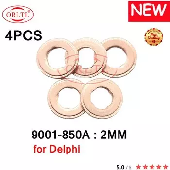 Медные шайбы ORLTL 9001-850A 2 мм 9001850A 9001 850A для Delphi 4 шт./упаковка 4 шт
