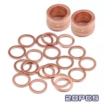 Медные шайбы ZENHOSIT Copper Washer 20 шт.