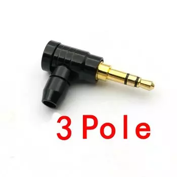 Медный 3,5 мм угловой адаптер для пайки ZHTCRJ