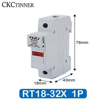 Медный держатель предохранителя RT-18-32X CKCTINNER