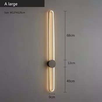 Медный настенный светильник LASHA