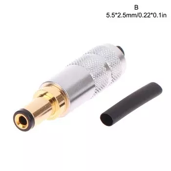 Медный позолоченный разъем питания SDJZT 5,5x2,5/5,5x2,1/4,0x1,7/3,5x1,3