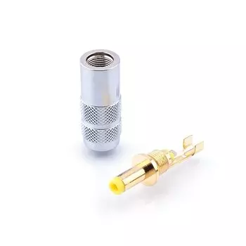 Медный позолоченный штекер питания JCD 5.5X2.5/5.5X2.1/4.0x1.7/3.5X1.3