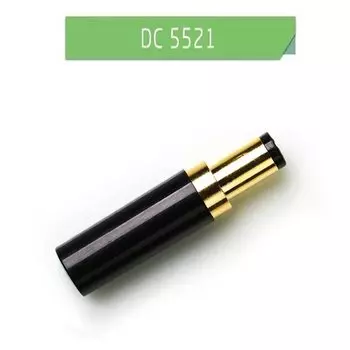 Медный позолоченный штекер постоянного тока LAJQTAO